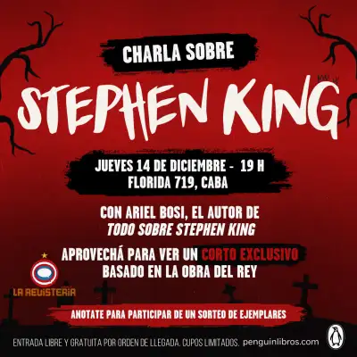 ¡Charla en vivo sobre Stephen King!