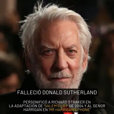 Murió Donald Sutherland