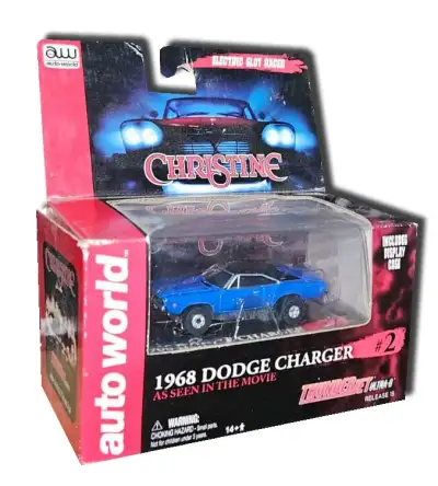 Christine - Dennis 1968 Dodge Charger - 1:64 Electric Slot Racer — Stephen King