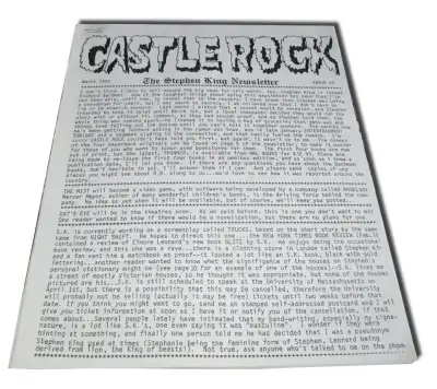 Castle Rock - N.03 - March 1985 — Stephen King