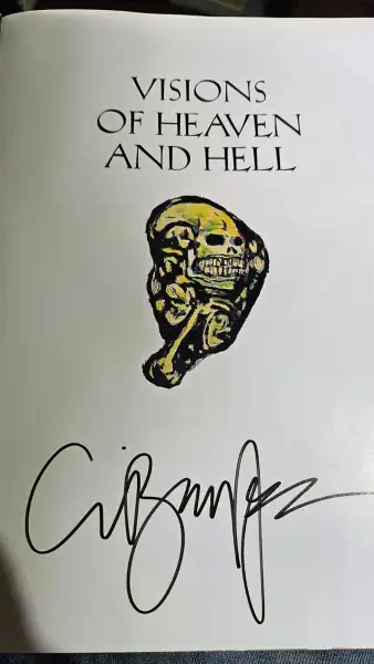 Clive Barker - Visions of heaven and hell - Firmado — Stephen King