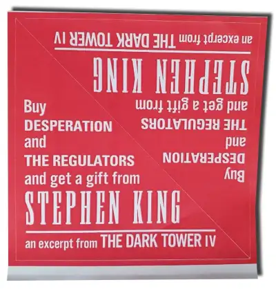 Desperation-Regulators - Adhesivo promocional oficial — Stephen King