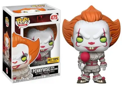 Funko Pop N. 475 - Pennywise (IT) Exc. Hot Topic — Stephen King