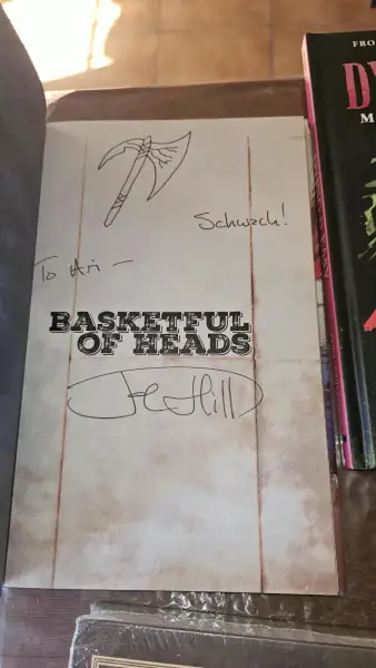 Joe Hill - Basketful of heads - Completo y dedicado por Joe Hill — Stephen King