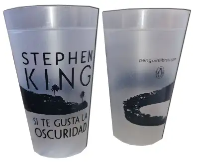 Si te gusta la oscuridad - Vaso promocional — Stephen King