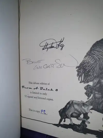 From a Buick 8 - Edición Lettered firmada — Stephen King