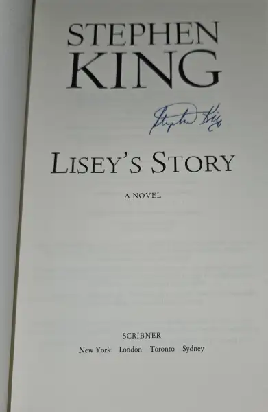 Lisey's Story - Primera edición AUTOGRAFIADO — Stephen King