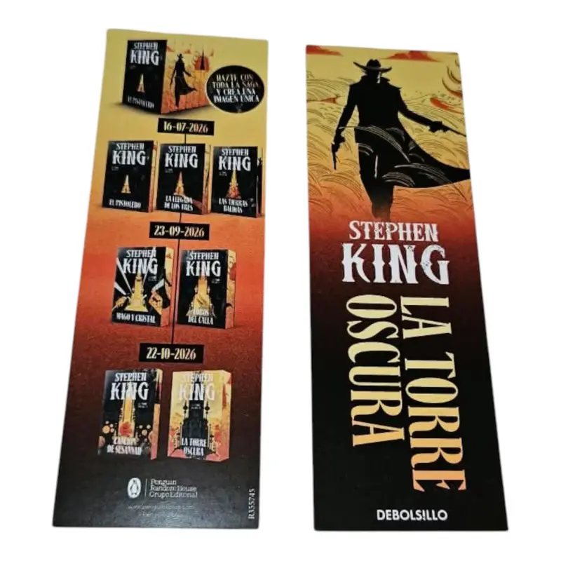 La Torre Oscura - Señalador oficial — Stephen King - 1