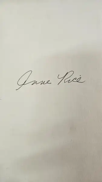Anne Rice - Servant of the bones - Autografiado — Stephen King