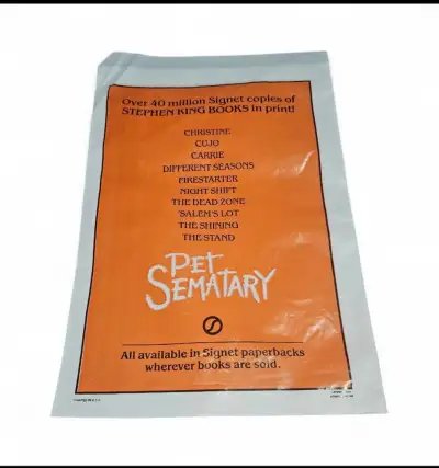 Bolsa promocional - Pet Sematary Signet 1985 — Stephen King