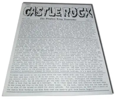 Castle Rock - N.04 - April 1985 — Stephen King