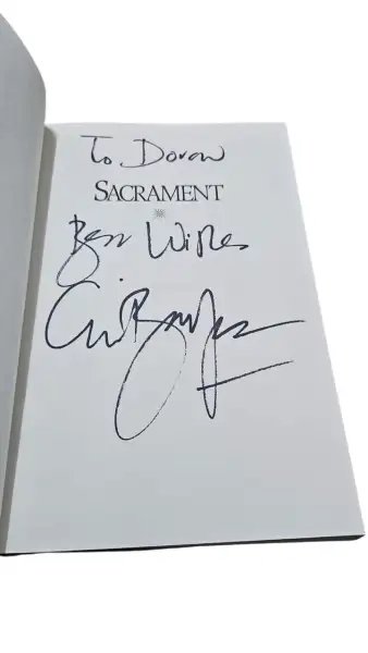 Clive Barker - Sacrament - Firmado — Stephen King