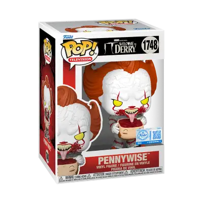 Funko Pop N. 1748 - Pennywise with severed head - IT: Welcome to Derry — Stephen King