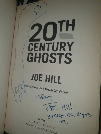 Joe Hill - 20th Century Ghosts - Primera edición - Firmado — Stephen King