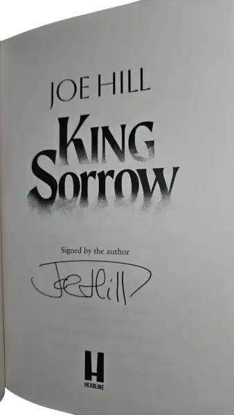 Joe Hill - King Sorrow - Firmado — Stephen King