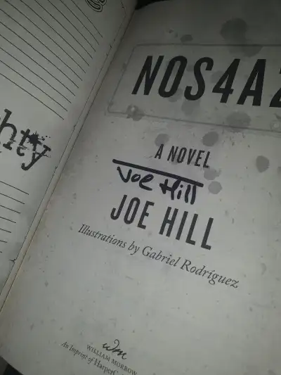 Joe Hill - NOS4A2 (inglés) - Firmado — Stephen King