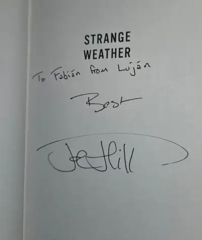 Joe Hill - Strange Weather - Firmado — Stephen King