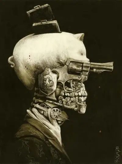 Santiago Caruso - Materia oscura - Autografiado y con dibujo personalizado — Stephen King