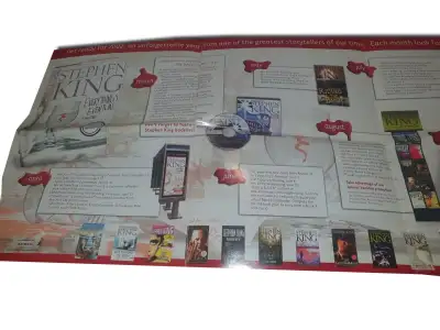 Scribner - Desplegable promocional 2002 — Stephen King