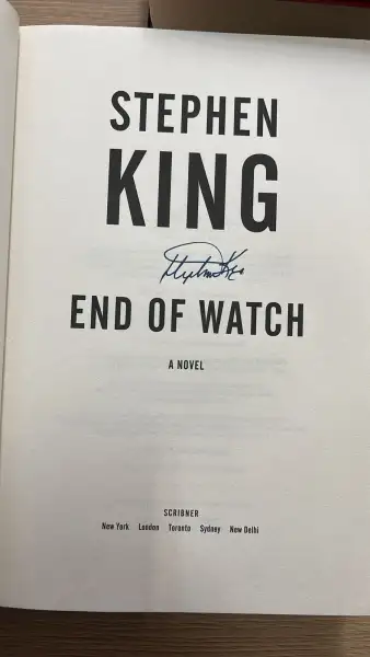 End of Watch - Firmado por King — Stephen King