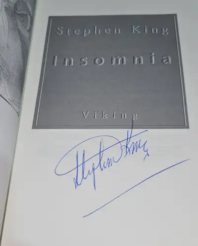 Insomnia (inglés) - Primera edición - Autografiado — Stephen King