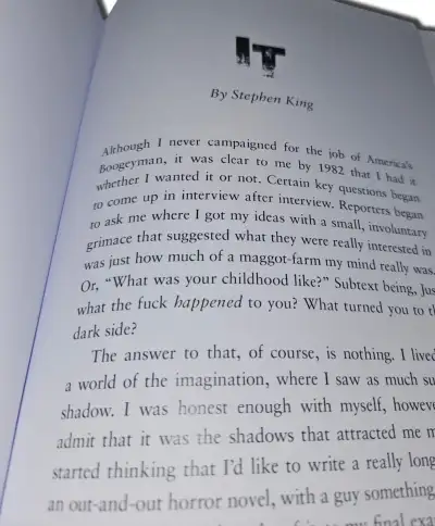 IT - 25th anniversary booklet — Stephen King