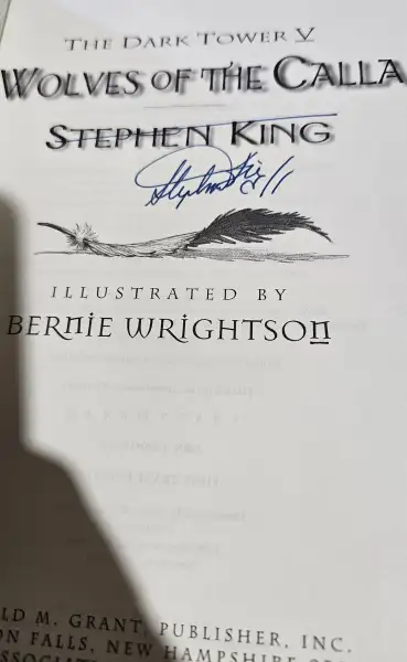 The Dark Tower V - Wolves of the Calla - FIRMADO — Stephen King