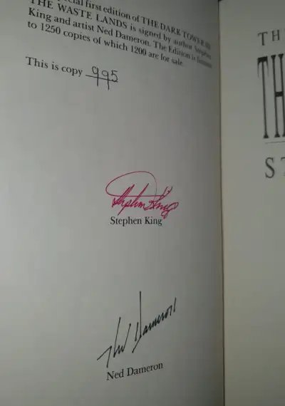 The Dark Tower - The Waste Lands - Edición limitada. Firmada por S.King — Stephen King