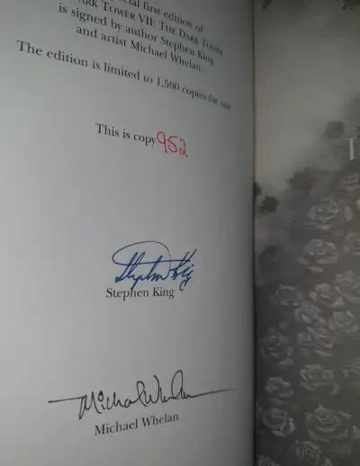 The Dark Tower VII - Edición limitada y firmada por King — Stephen King