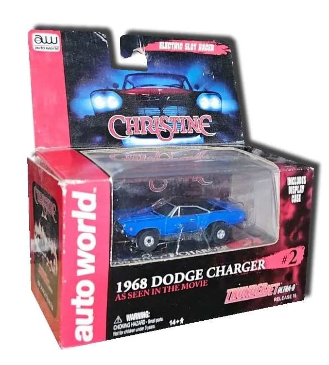 Christine - Dennis 1968 Dodge Charger - 1:64 Electric Slot Racer — Stephen King - 1