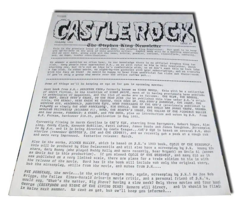 Castle Rock - N.01 - January 1985 — Stephen King - 1