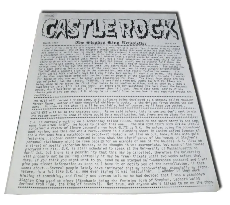 Castle Rock - N.03 - March 1985 — Stephen King - 1