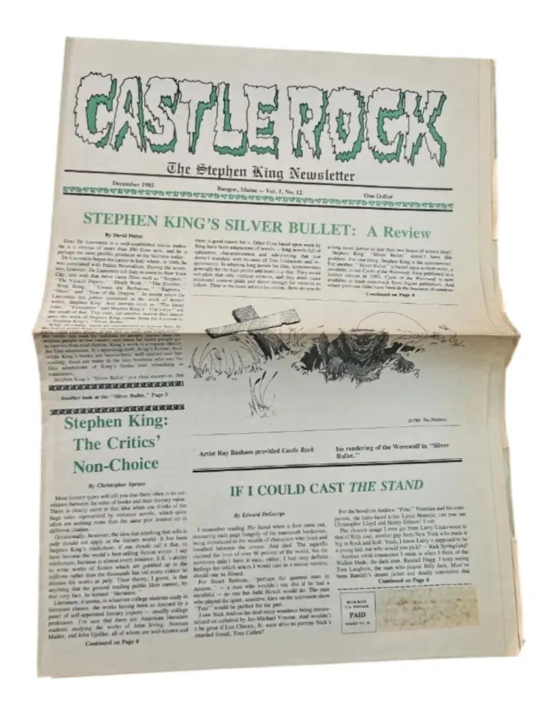 Castle Rock - N.12 - December 1985 — Stephen King - 1