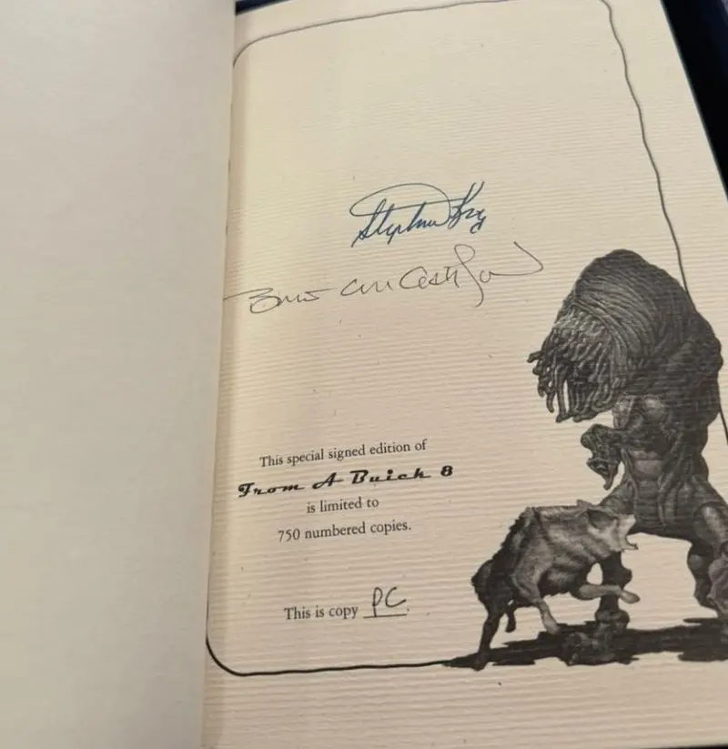 From a Buick 8 - Edición Limitada firmada — Stephen King - 1