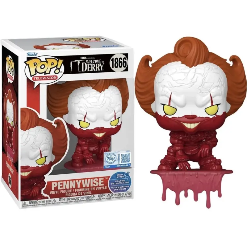 Funko Pop N. 1866 - Blood Pennywise - IT: Welcome to Derry — Stephen King - 1