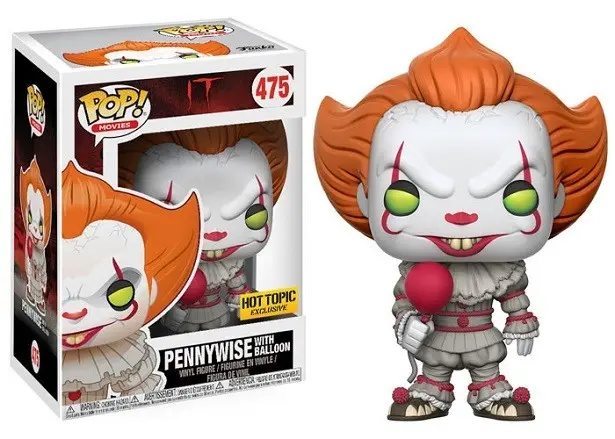 Funko Pop N. 475 - Pennywise (IT) Exc. Hot Topic — Stephen King - 1