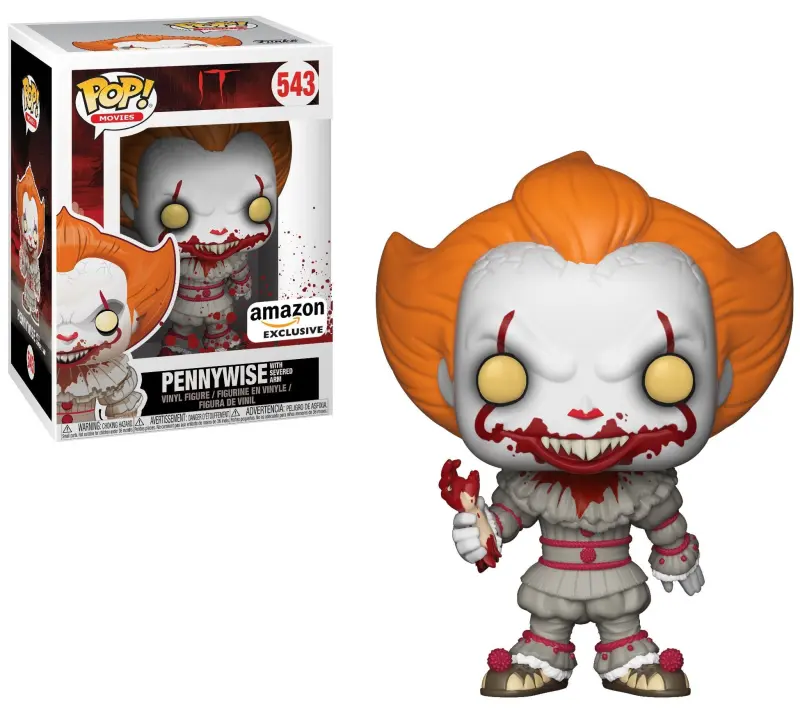 Funko Pop N. 543 - IT - Pennywise with Severed Arm - Exc. — Stephen King - 1