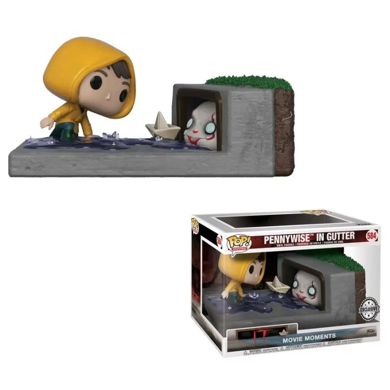 Funko Pop N. 584 - IT - Movie Moments - Pennywise in Gutter — Stephen King - 1