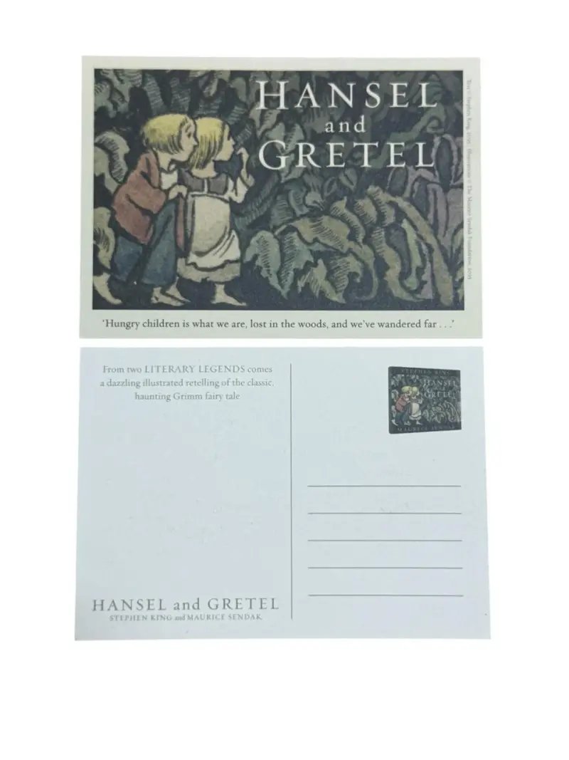 Hansel y Gretel - Postal promocional — Stephen King - 1