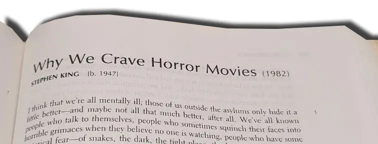 Literature - The Human Experience — Stephen King - 1