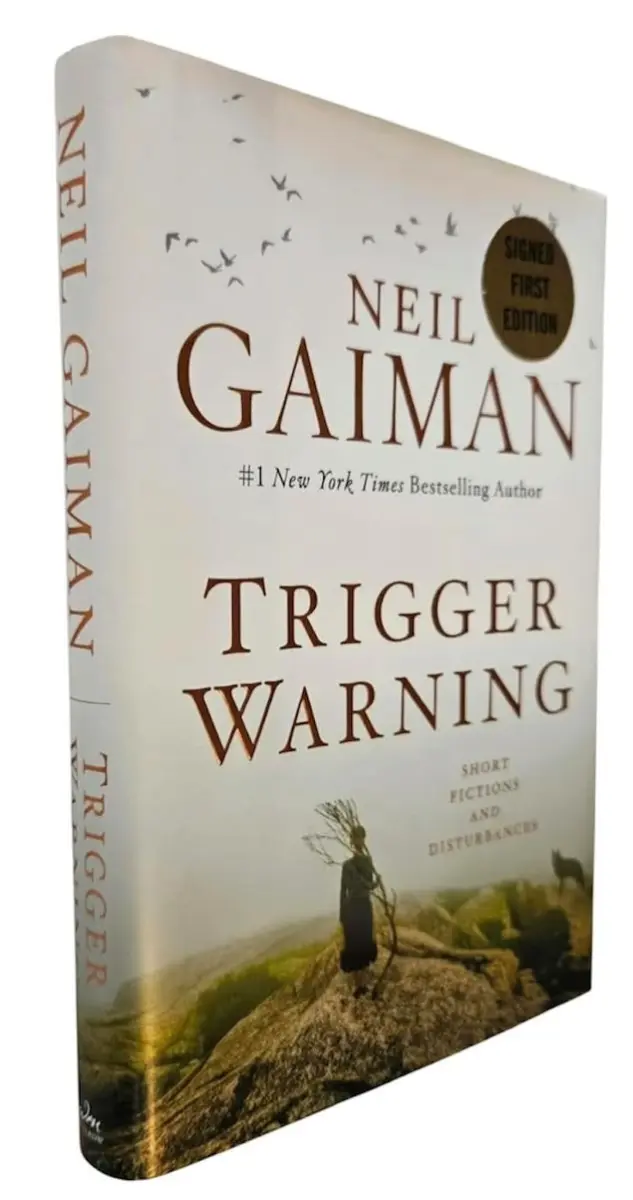 Neil Gaiman - Trigger Warning - Firmado por Neil Gaiman — Stephen King - 1
