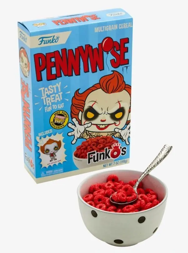 Pennywise IT - Caja de cereal Funko pop! — Stephen King - 1