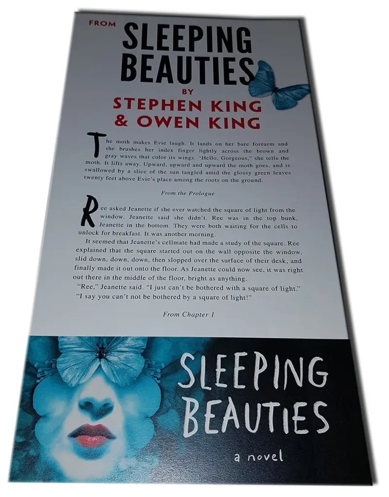 Sleeping Beauties - Promo broadside — Stephen King - 1
