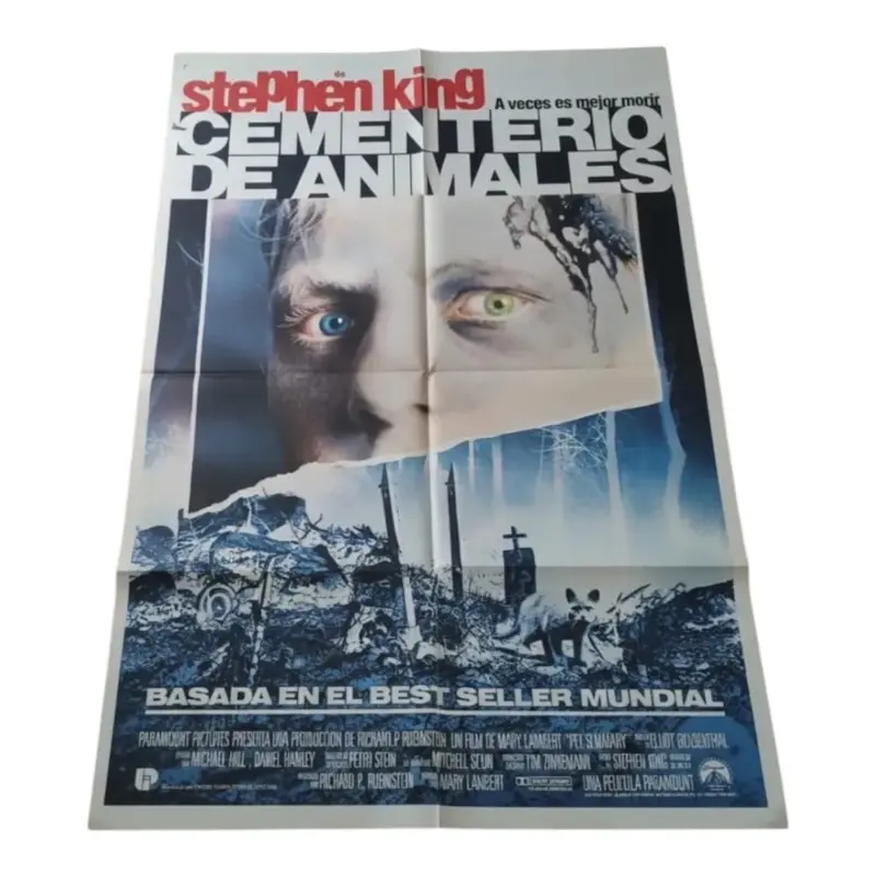 Cementerio de animales  - Poster 1983 — Stephen King - 1
