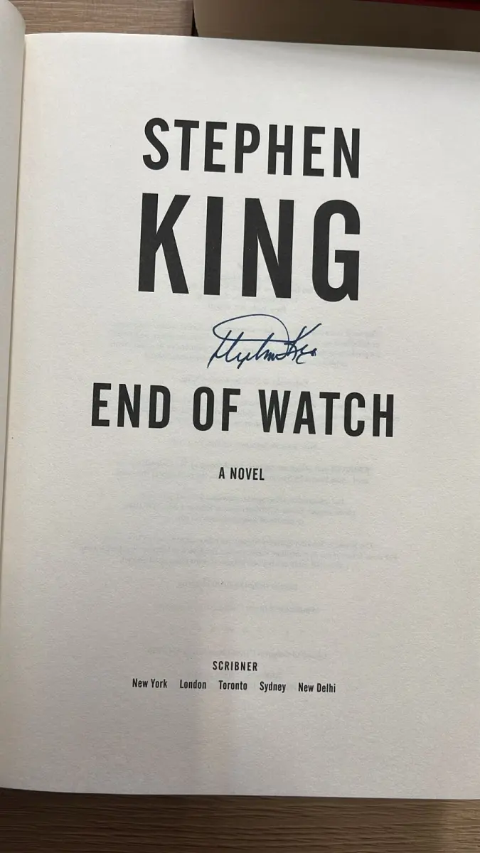 End of Watch - Firmado por King — Stephen King - 1