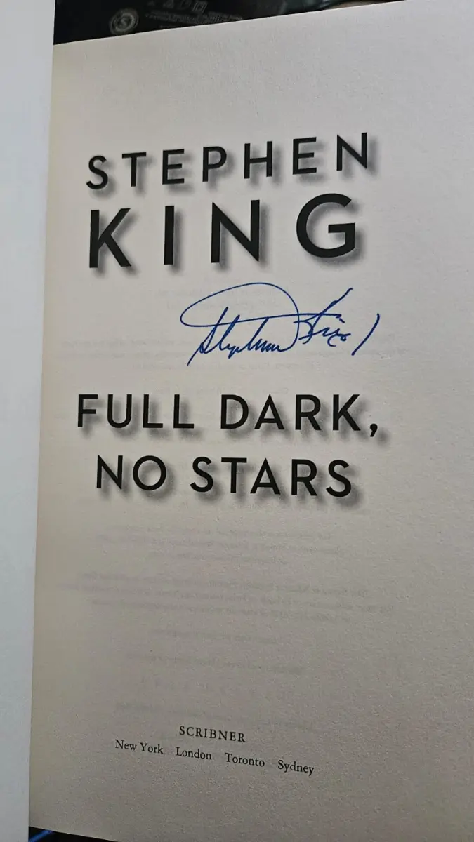 Full Dark, No Stars - Primera edición - Autografiado por S. King — Stephen King - 1