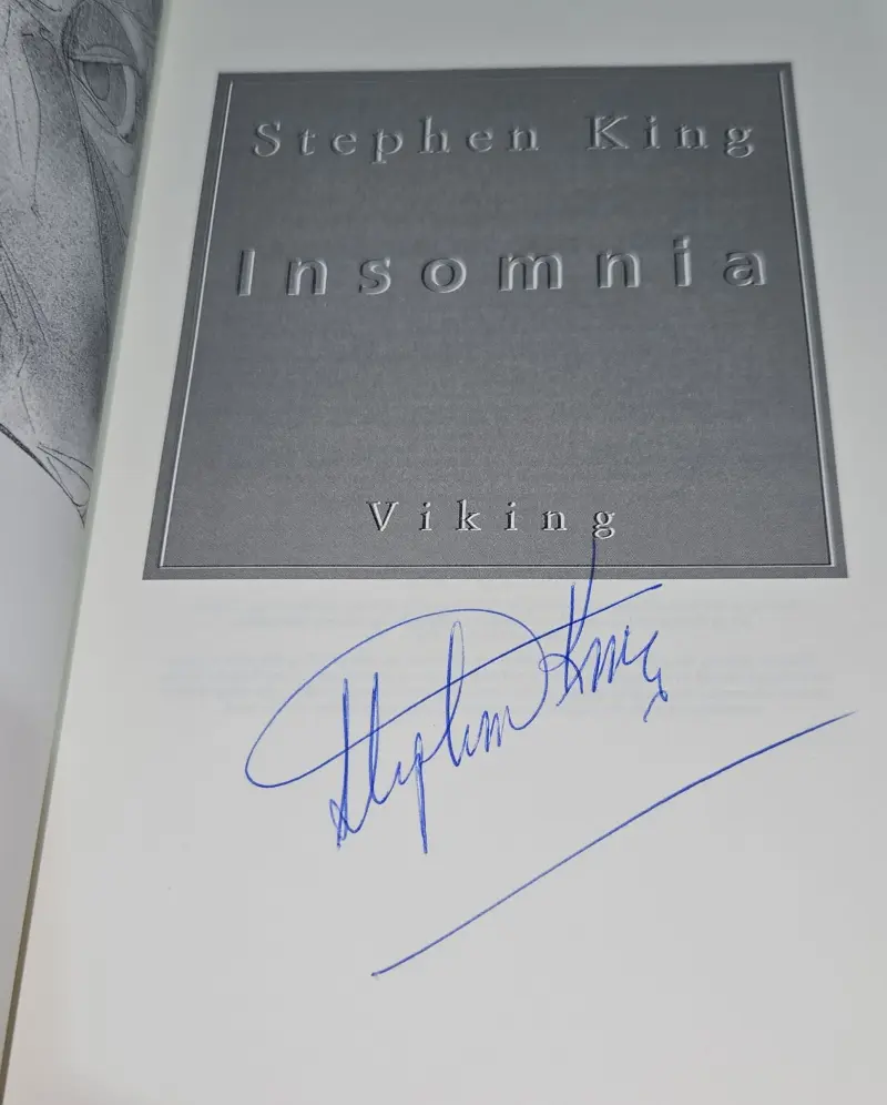 Insomnia (inglés) - Primera edición - Autografiado — Stephen King - 1