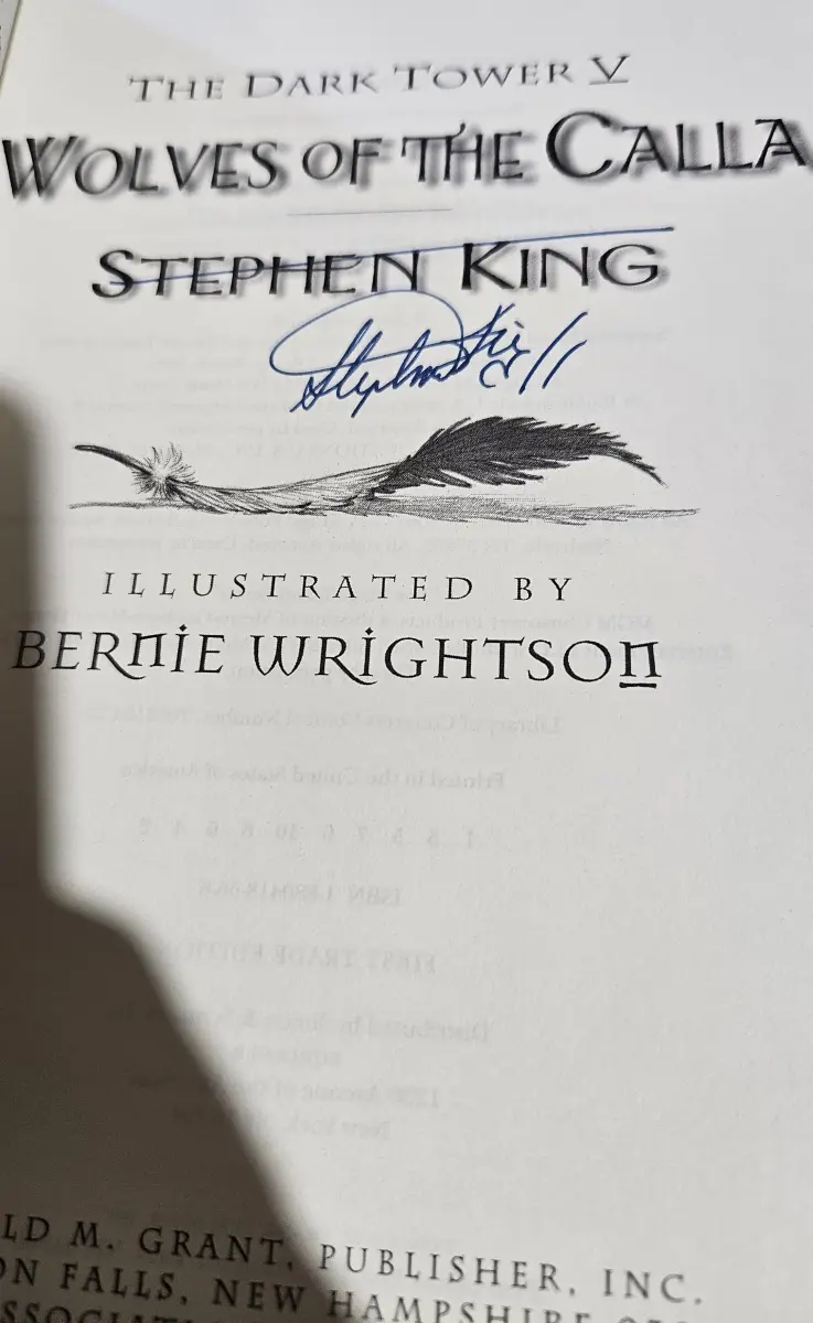 The Dark Tower V - Wolves of the Calla - FIRMADO — Stephen King - 1