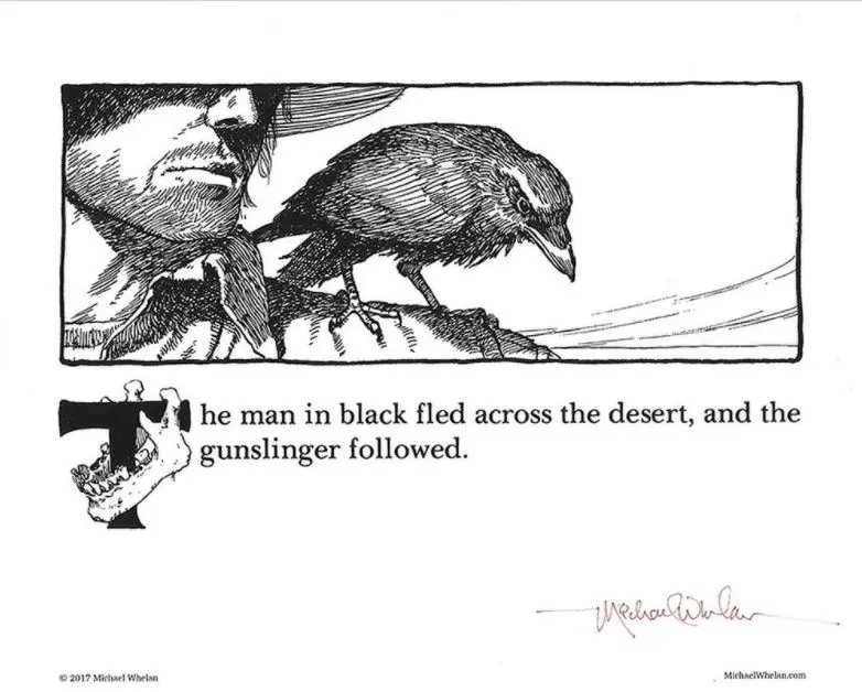 The Dark Tower - The man in black fled... - M. Whelan — Stephen King - 1