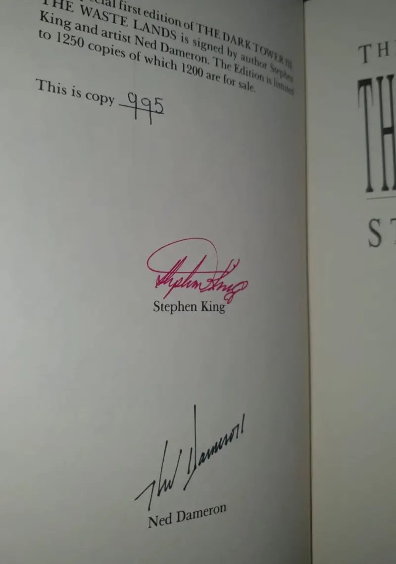 The Dark Tower - The Waste Lands - Edición limitada. Firmada por S.King — Stephen King - 1